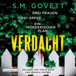 Cover - S.M. Govett - DI Stratton - Thriller - Feinster Psychothrill voller überraschender Wendungen! - Band 1 - Verdacht - Drei Frauen. Zwei Opfer. Ein mörderischer Plan.