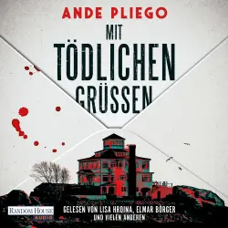 Cover - Ande Pliego - Mit tödlichen Grüßen - Thriller - Doppelbödig, böse, hochgradig unterhaltsam