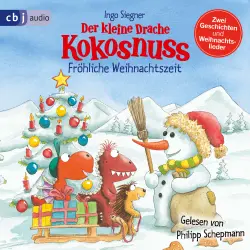 Cover - Ingo Siegner - Weihnachten mit dem kleinen Drachen Kokosnuss - Doppelband: Weihnachten auf der Dracheninsel / Weihnachtsfest in der Drachenhöhle - Band 4 - Der kleine Drache Kokosnuss - Fröhliche ...