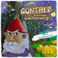Cover - Bona Lea Schwab - Gunter der grummelige Gartenzwerg - Das Laub muss weg