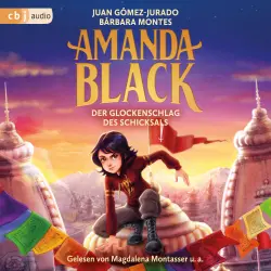 Cover - Juan Gómez-Jurado - Die Amanda Black-Reihe - Der vierte mysteriöse Fall der Schatzjägerin! Für Kinder ab 10 Jahren - Band 4 - Amanda Black - Der Glockenschlag des Schicksals
