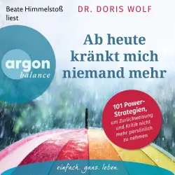 Cover - Dr. Doris Wolf - Ab heute kränkt mich niemand mehr - 101 Power-Strategien, um Zurückweisung und Kritik nicht mehr persönlich zu nehmen