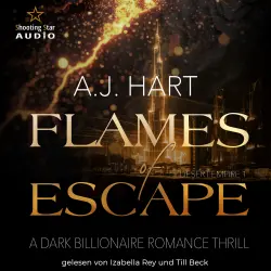 Cover - A. J. Hart - Desert Empire - Band 1 - Flames of Escape: Dark Billionaire Romance Thrill