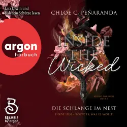 Cover - Chloe C. Peñaranda - Behind Darkness Duet - Finde ihn - koste es, was es wolle - Band 2 - Inside the Wicked. Die Schlange im Nest