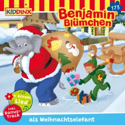 Cover - Benjamin Blümchen - Folge 173 - als Weihnachtselefant