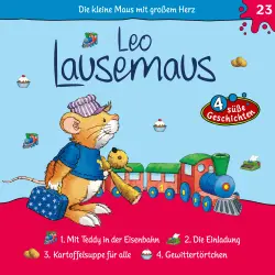 Cover - Leo Lausemaus - Folge 23 - Mit Teddy in der Eisenbahn