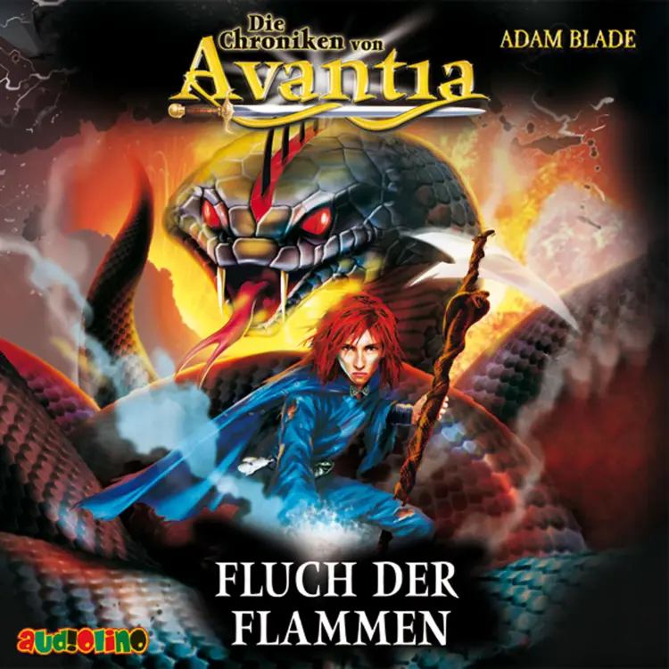Cover von Adam Blade - Die Chroniken von Avantia 4 - Fluch der Flammen