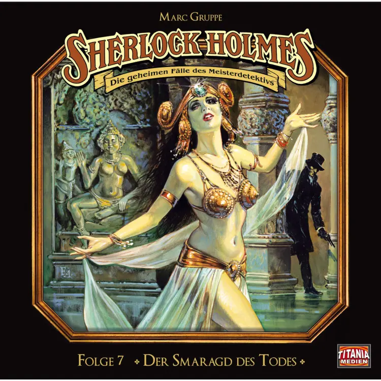 Cover von Sherlock Holmes - Folge 7 - Der Smaragd des Todes