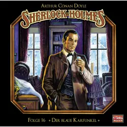 Cover - Sherlock Holmes - Folge 16 - Der blaue Karfunkel