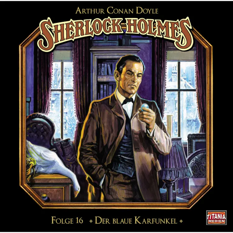 Cover von Sherlock Holmes - Folge 16 - Der blaue Karfunkel