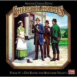 Cover - Sherlock Holmes - Folge 15 - Das Rätsel von Boscombe Valley