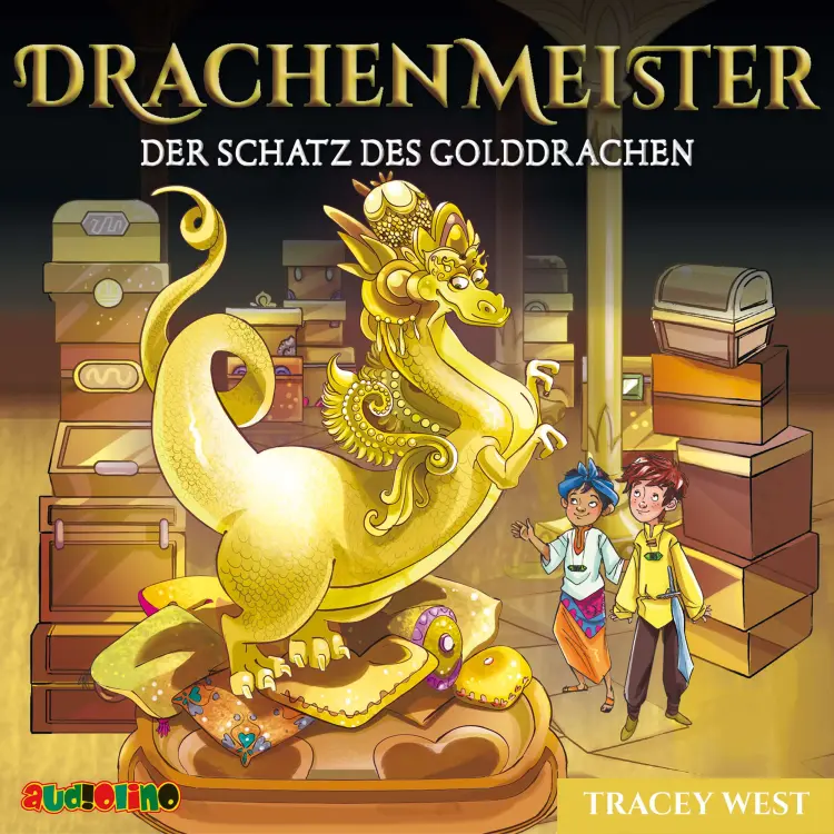 Cover von Tracey West - Drachenmeister - Folge 12 - Der Schatz des Golddrachen