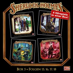 Cover - Sherlock Holmes - Box 5 - Folgen 15, 16, 17, 18