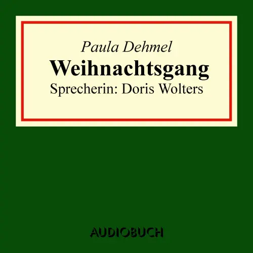 Cover von Paula Dehmel - Weihnachtsgang