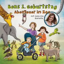 Cover - Jana Ina Zarella - Bens 1. Geburtstag - Abenteuer im Zoo