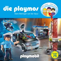 Cover - Die Playmos - Das Original Playmobil Hörspiel - Folge 75 - Dem Betrüger auf der Spur