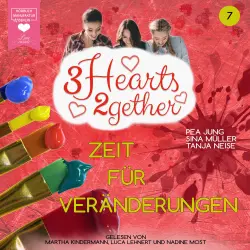 Cover - Pea Jung - 3hearts2gether - Band 7 - Zeit für Veränderungen