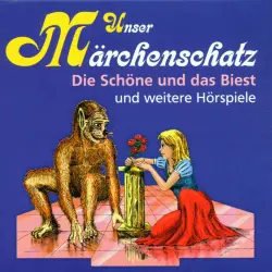 Cover - Gebrüder Grimm - Unser Märchenschatz - Die Schöne und das Biest