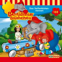 Cover - Benjamin Blümchen - Folge 132 - Das Seifenkistenrennen