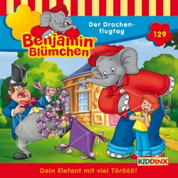 Cover - Benjamin Blümchen - Folge 129 - Der Drachenflugtag