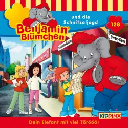 Cover - Benjamin Blümchen - Folge 128 - Benjamin und die Schnitzeljagd