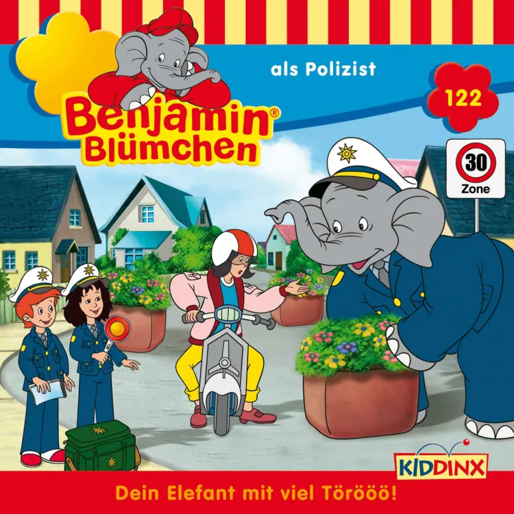 Cover von Benjamin Blümchen - Folge 122 - Benjamin als Polizist