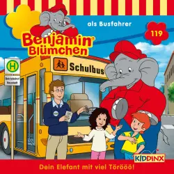 Cover - Benjamin Blümchen - Folge 119 - Benjamin als Busfahrer