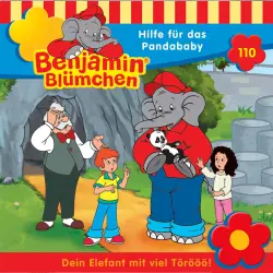 Cover - Benjamin Blümchen - Folge 110 - Hilfe für das Pandababy