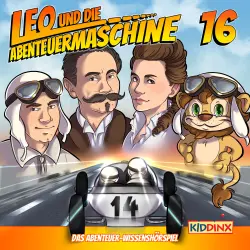 Cover - Leo und die Abenteuermaschine - Folge 16 - Leo und das Automobil