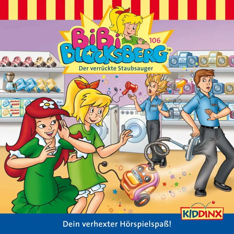Cover von Bibi Blocksberg - Folge 106 - Der verrückte Staubsauger