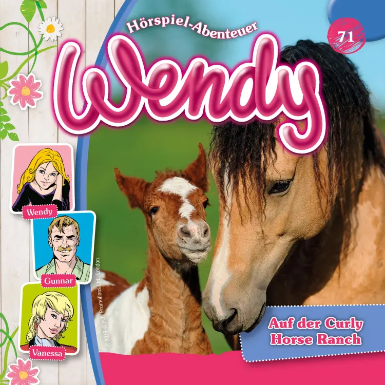 Cover von Wendy -  Folge 71 - Auf der Curly Horse Ranch
