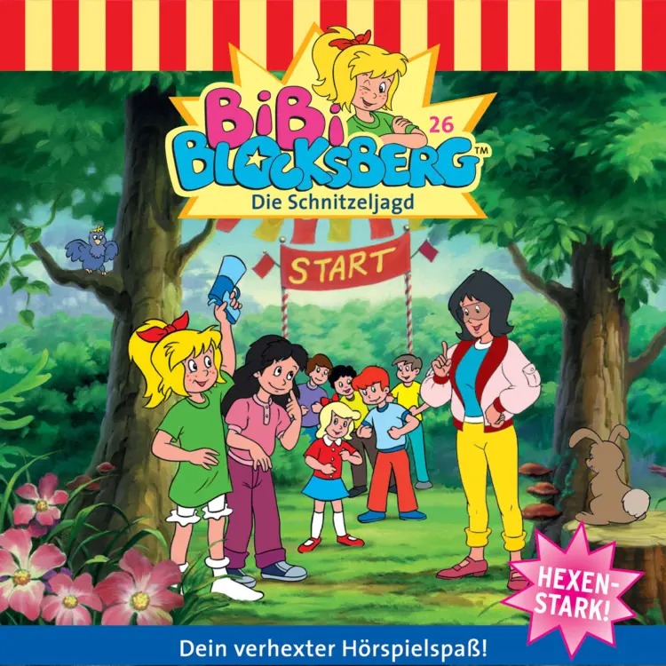 Cover von Bibi Blocksberg -  Folge 26 - Die Schnitzeljagd