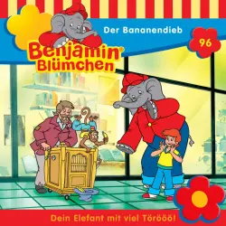 Cover - Benjamin Blümchen -  Folge 96 - Der Bananendieb