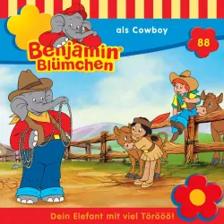 Cover - Benjamin Blümchen -  Folge 88 - Benjamin als Cowboy
