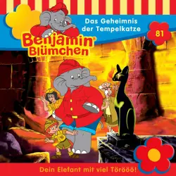Cover - Benjamin Blümchen -  Folge 81 - Das Geheimnis der Tempelkatze
