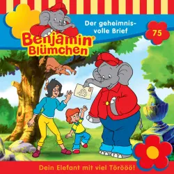 Cover - Benjamin Blümchen -  Folge 75 - Der geheimnisvolle Brief