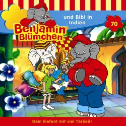 Cover - Benjamin Blümchen -  Folge 70 - Benjamin und Bibi in Indien