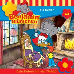 Cover - Benjamin Blümchen -  Folge 64 - Benjamin als Butler