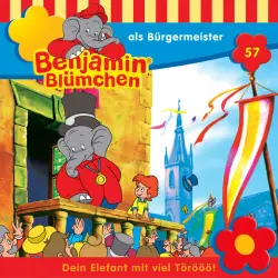 Cover - Benjamin Blümchen -  Folge 57 - Benjamin als Bürgermeister