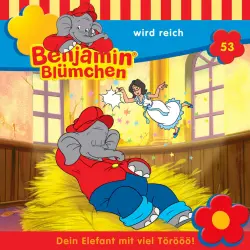 Cover - Benjamin Blümchen -  Folge 53 - Benjamin wird reich