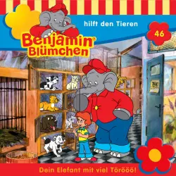 Cover - Benjamin Blümchen -  Folge 46 - Benjamin hilft den Tieren