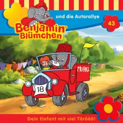 Cover - Benjamin Blümchen -  Folge 43 - Benjamin und die Autorallye