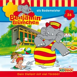 Cover - Benjamin Blümchen -  Folge 26 - Benjamin als Bademeister
