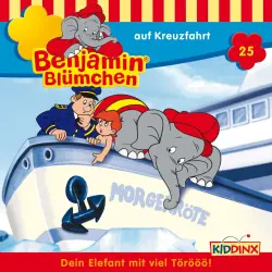 Cover - Benjamin Blümchen -  Folge 25 - Benjamin auf Kreuzfahrt