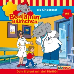 Cover - Benjamin Blümchen -  Folge 22 - Benjamin als Kinderarzt