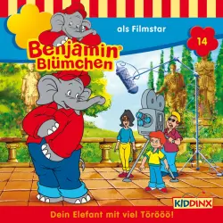 Cover - Benjamin Blümchen -  Folge 14 - Benjamin als Filmstar