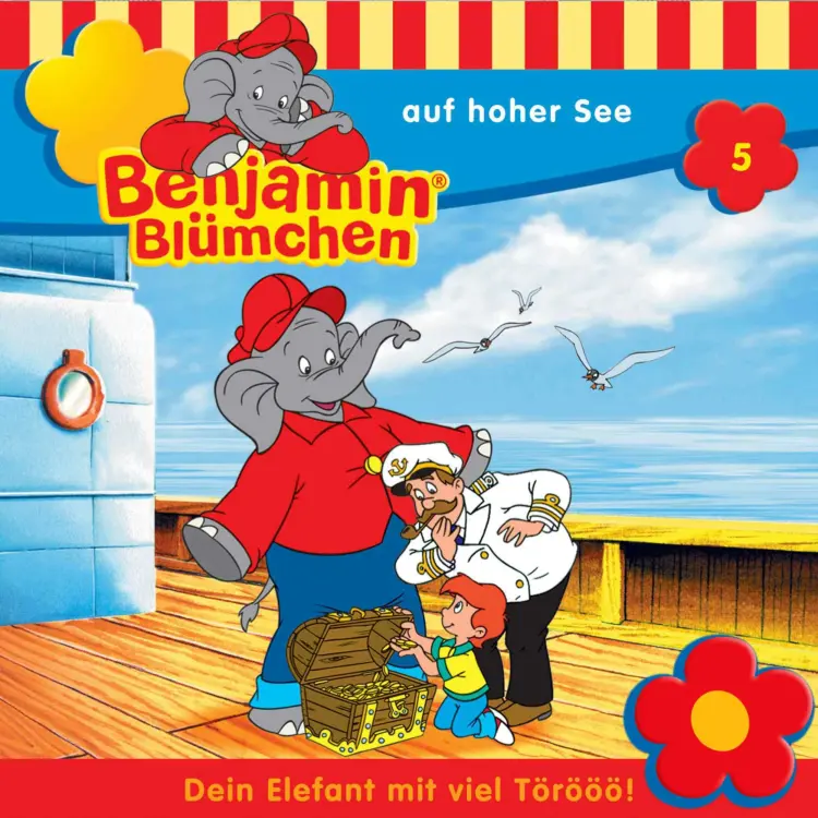 Cover von Benjamin Blümchen -  Folge 5 - Benjamin auf hoher See