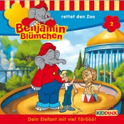 Cover - Benjamin Blümchen -  Folge 2 - Benjamin rettet den Zoo