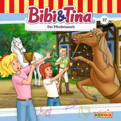 Cover - Bibi & Tina -  Folge 37 - Der Pferdetausch