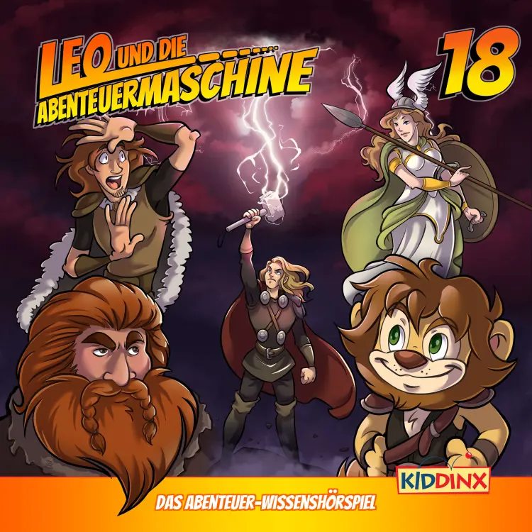 Cover von Leo und die Abenteuermaschine -  Folge 18 - Leo und die Wikiniger - Teil 2